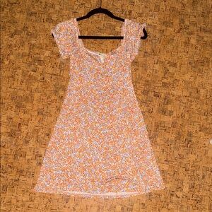 Billabong Floral Orange Dress